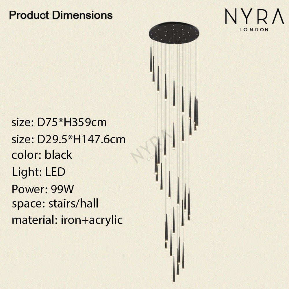 Liora Chandelier Designed For Large Modern Interiors