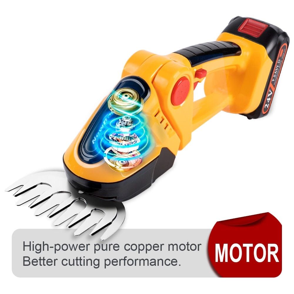 HedgeGenie 2-In-1 Cordless Hedge Trimmer For Homeowners With Precise Control
