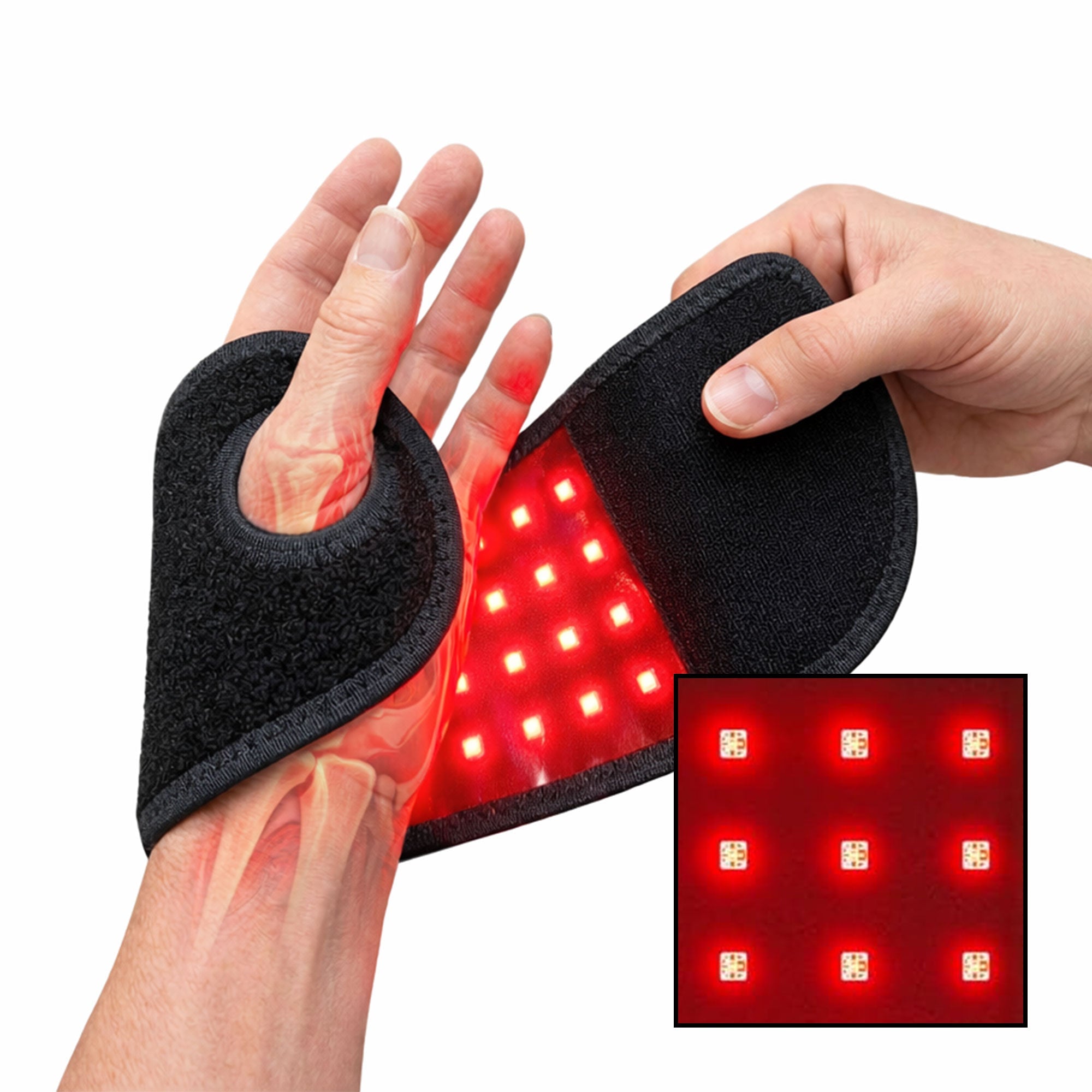 Near Infrared Wrist Wrap For Hand And Wrist Comfort And Circulation