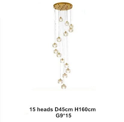 Luminara-krona lyser elegant upp moderna interiörer
