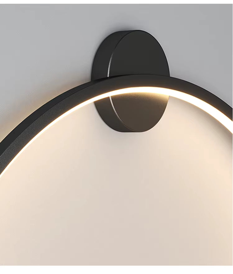 NovaHalo LumaNova Modern Minimalist İç Mekanlar İçin Dairesel Duvar Lambası