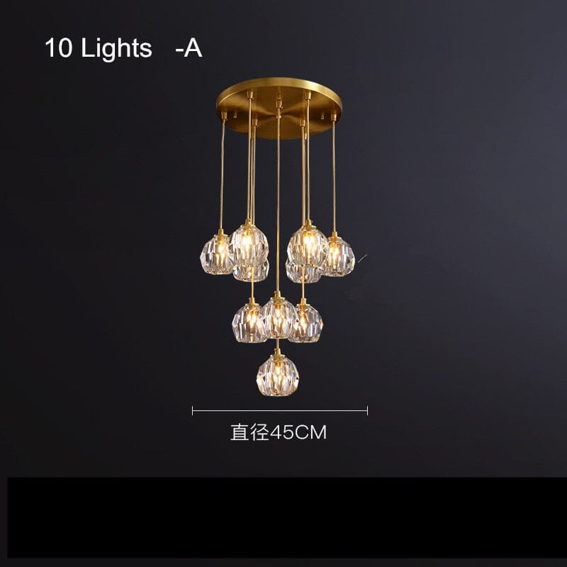 Luminara-krona lyser elegant upp moderna interiörer