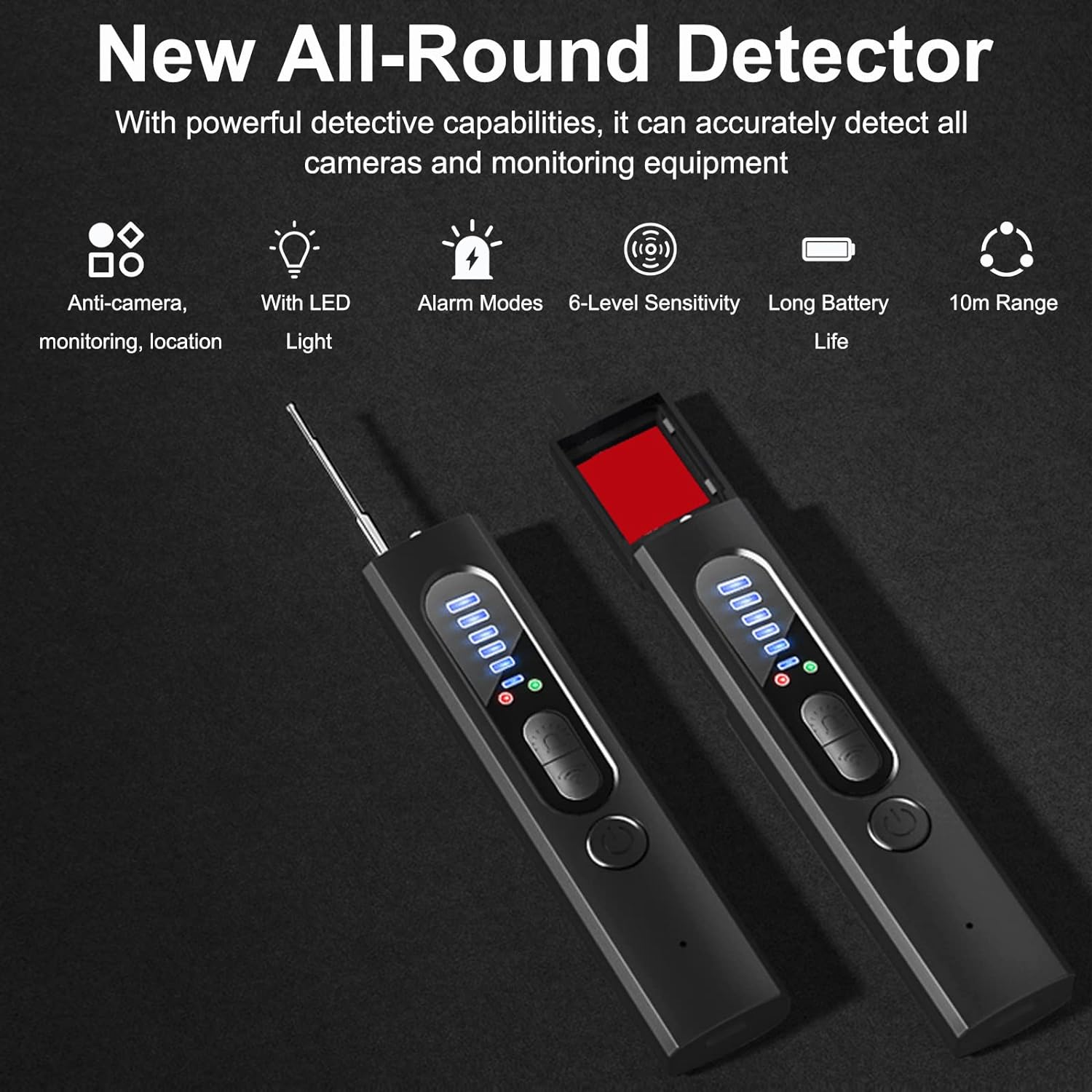 AegisScan Portable Hidden Camera Detector With Integrated Radio Frequency And GPS