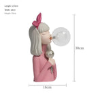 Estatua LumaSprite Luz Nocturna para Niños con Tema de Linterna de Burbujas