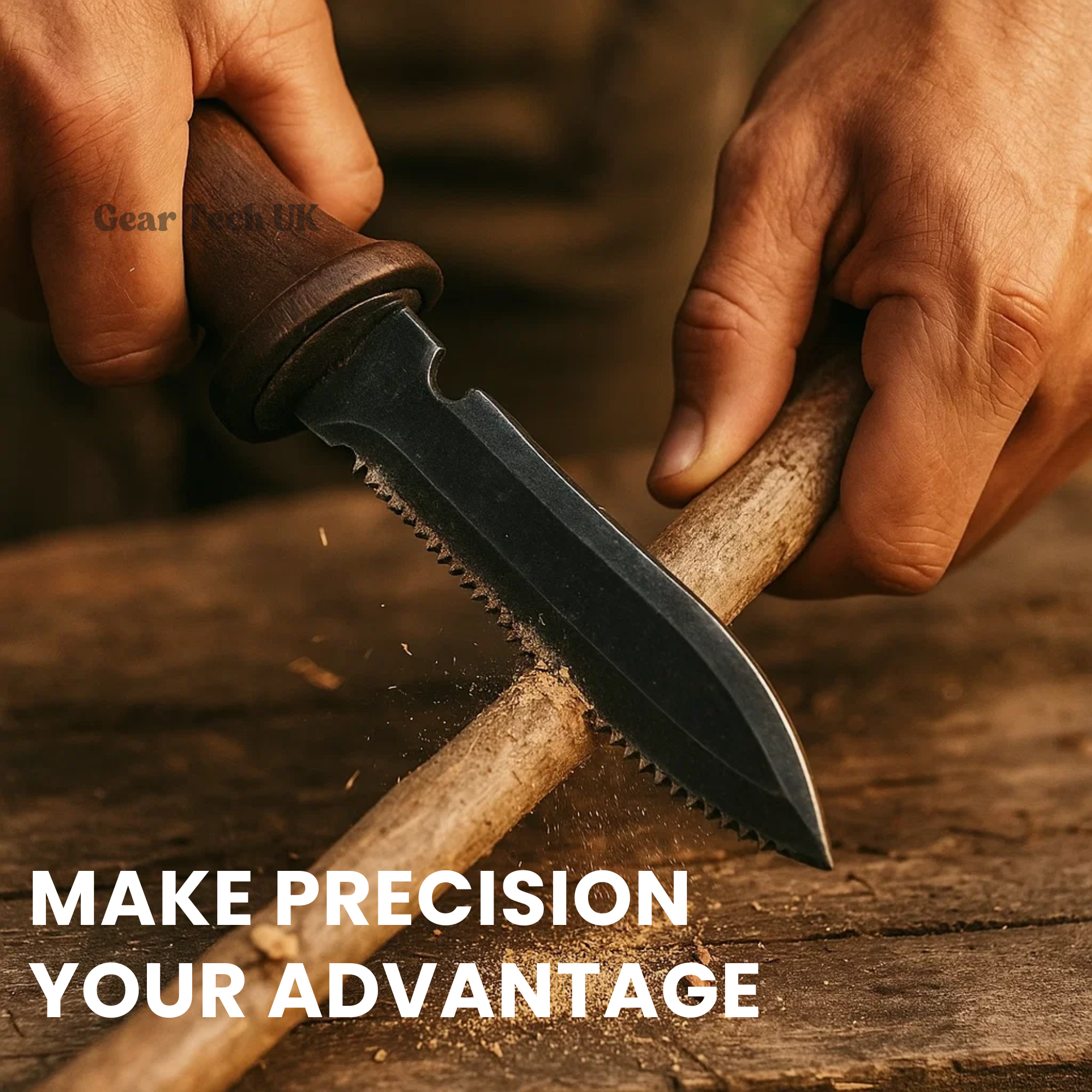 TerraWeave Gardening Knife With Rust-Resistant Blade And Sheath