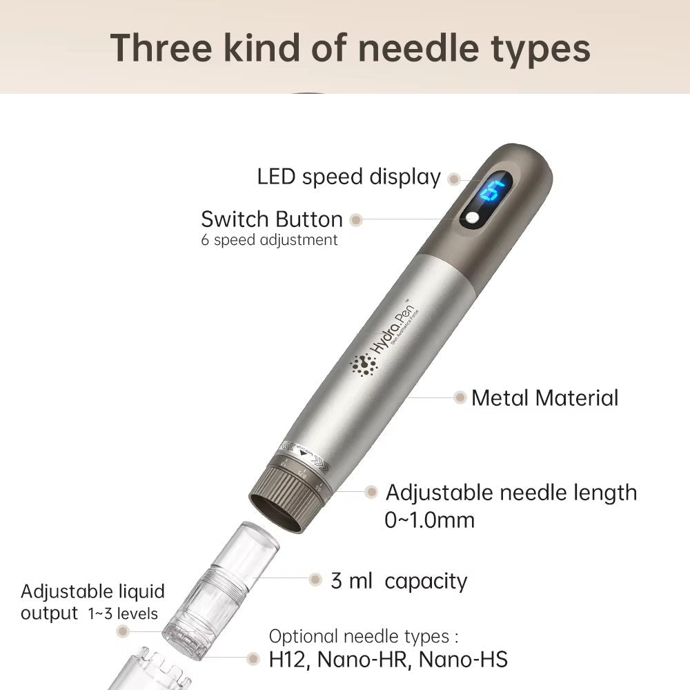 Hydra Pen H3 domácí mikroneedling a infuze séra