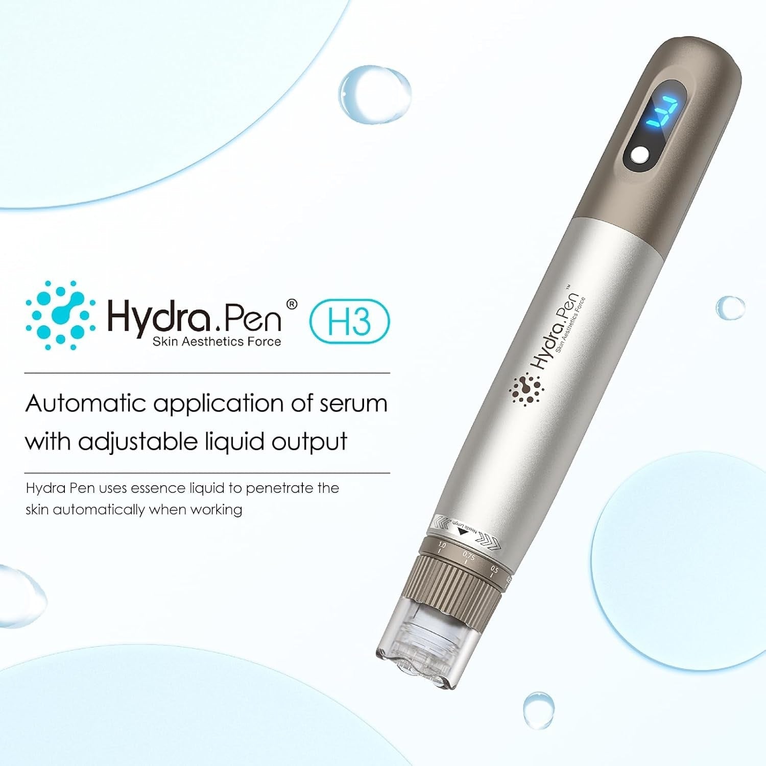 Hydra Pen H3 domácí mikroneedling a infuze séra