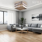 Jade Crystal Chandeliers For Modern Home Lighting And Decor
