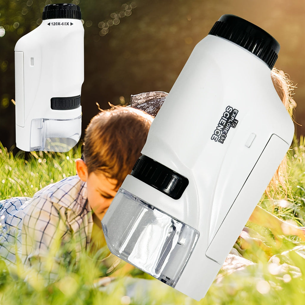 Ensemble Mini Microscope pour Enfants pour Explorer les Mondes Minuscules