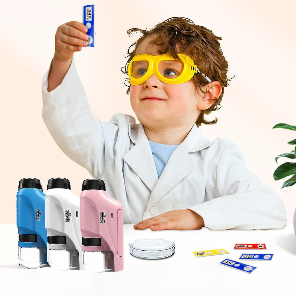 Ensemble Mini Microscope pour Enfants pour Explorer les Mondes Minuscules