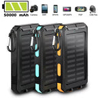 Batterie Externe Solaire 500000mAh Étanche IP67 Pour Activités Extérieures