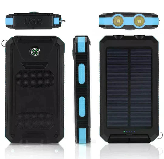 LyraCharge 30000mAh solcelle powerbank IP67 vandtæt