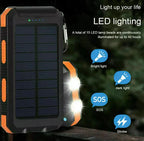 Batterie Externe Solaire 500000mAh Étanche IP67 Pour Activités Extérieures