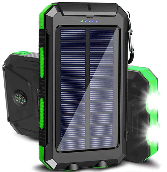 LyraCharge 30000mAh solcelle powerbank IP67 vandtæt