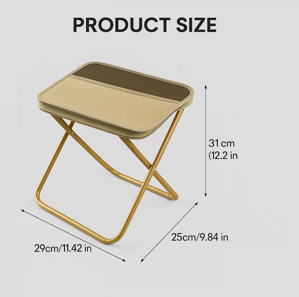 Portable Foldable Seat for On-the-Go Comfort