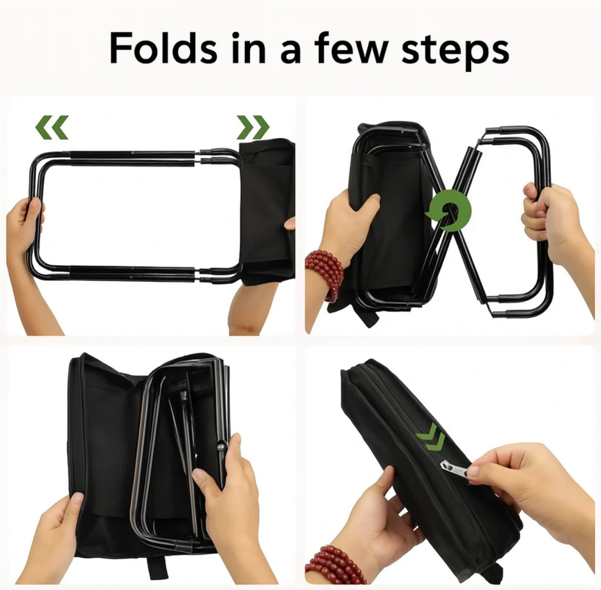 Portable Foldable Seat for On-the-Go Comfort