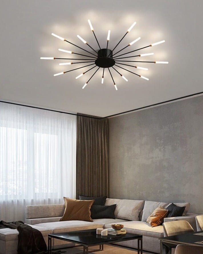 Lustre LED moderne NovaLux à montage plafond pour salle à manger