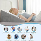 AeroRise Wedge Pillow For Neck Support And Head Elevation