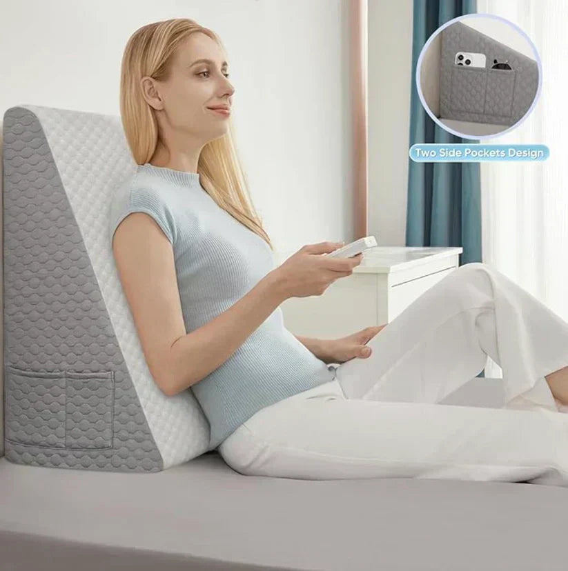 AeroRise Wedge Pillow For Neck Support And Head Elevation