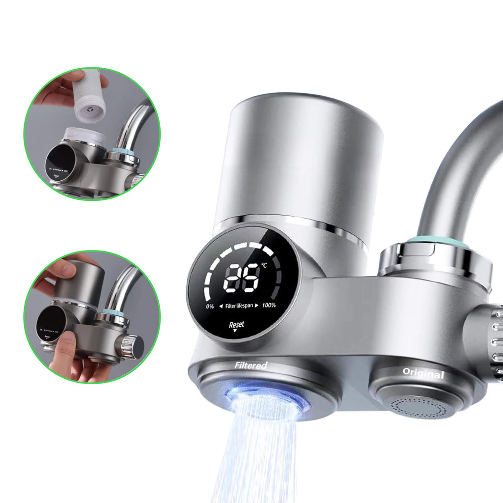 ClearView LED displej filtr na vodu pro kohoutkovou vodu s lepší čistotou