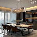 Jade Crystal Chandeliers For Modern Home Lighting And Decor