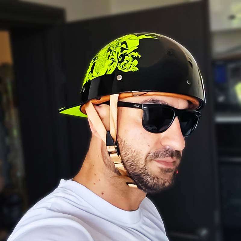 OrionRide Baseball Style DOT Helmet With ABS Shell For Motorcycles