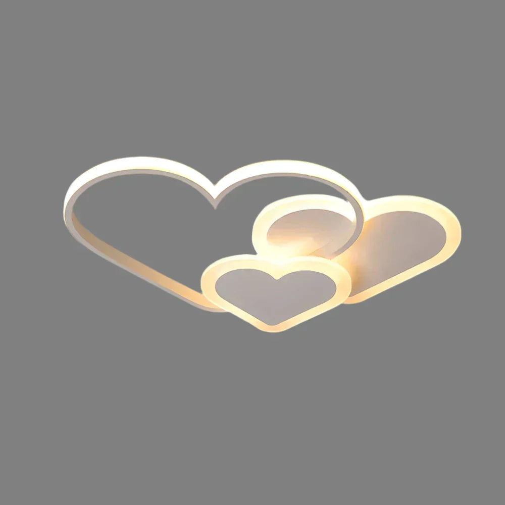 Stropní lampa PetalGlow Gentle Heart pro dětské pokoje