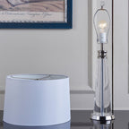Lampe de table avec accent en cristal pour chambre et salons