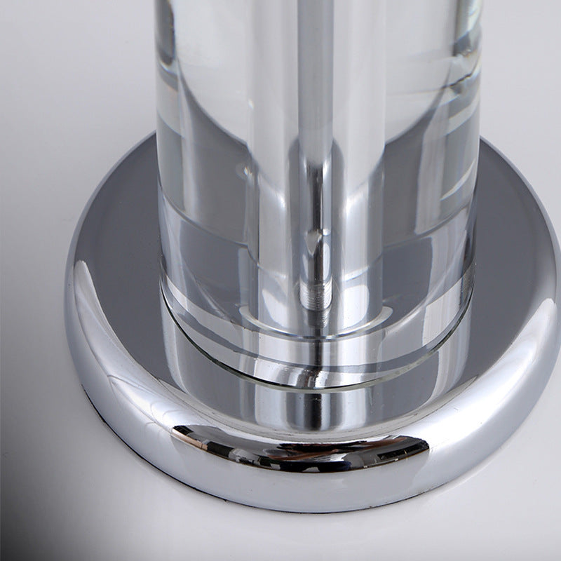 Lampe de table avec accent en cristal pour chambre et salons