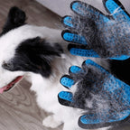 PawsEase Pluche Jas Verzorgingshandschoen Voor Huisdieren Zachte Borstel
