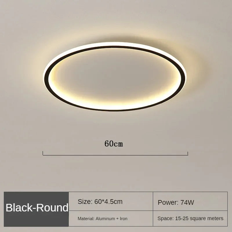 Lampu Siling LED Boleh Laras SkagaNova Nordic Dalam Putih Hangat