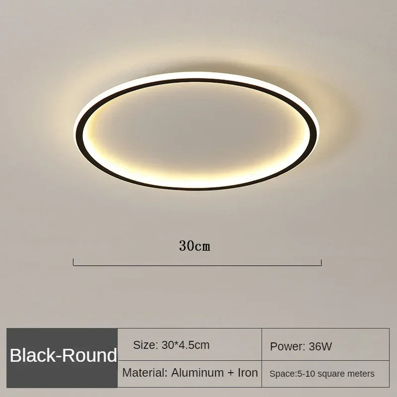 Lampu Siling LED Boleh Laras SkagaNova Nordic Dalam Putih Hangat