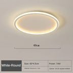 Lampu Siling LED Boleh Laras SkagaNova Nordic Dalam Putih Hangat