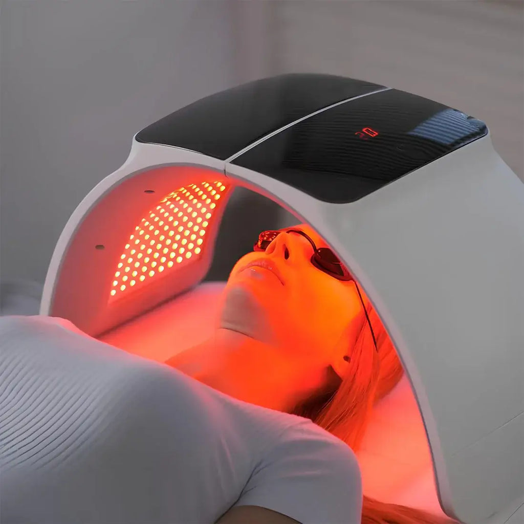 Huidverzorgingsapparaat met zeven golflengten LED en lichttherapie