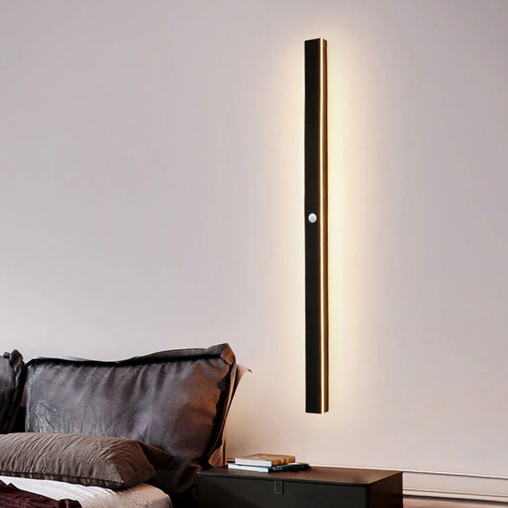 Nyx Black LED Finish Edition Linear Wall Light Outdoor