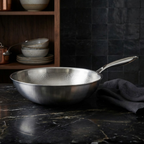 Pure Titanium Frying Pan, 32 34 36 Cm Non Coated Professional Cookware