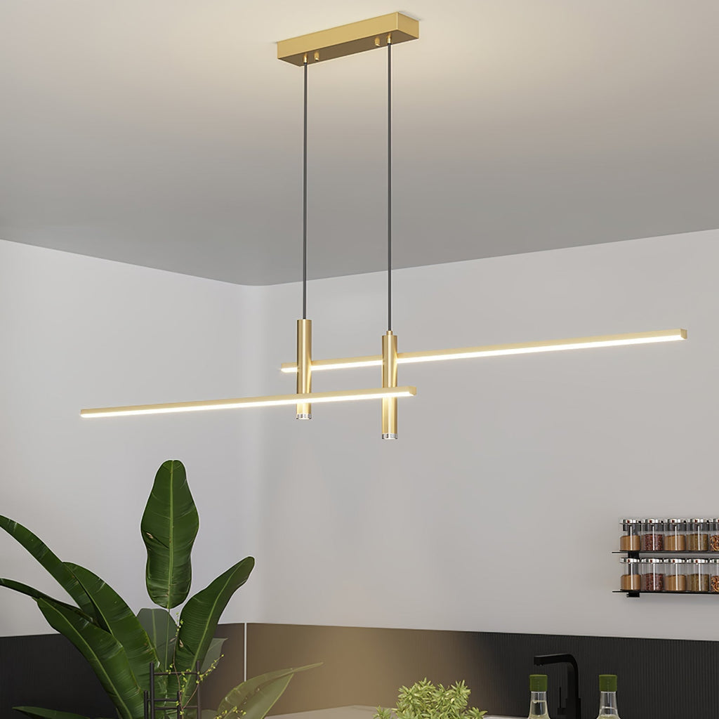 Modern Yemek Odaları İçin Lineer Tasarımlı Nexa Sarkıt Lamba