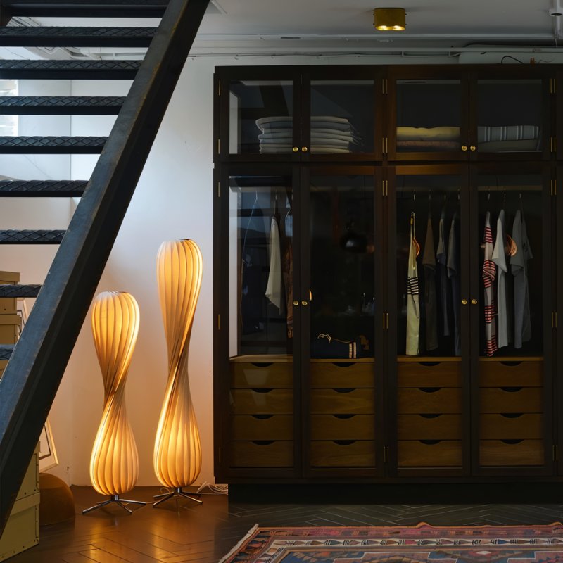 Lumina Twist LED Işıklı Rahatlatıcı Ayak Lambası - Oturma Odası ve Yatak Odası İçin
