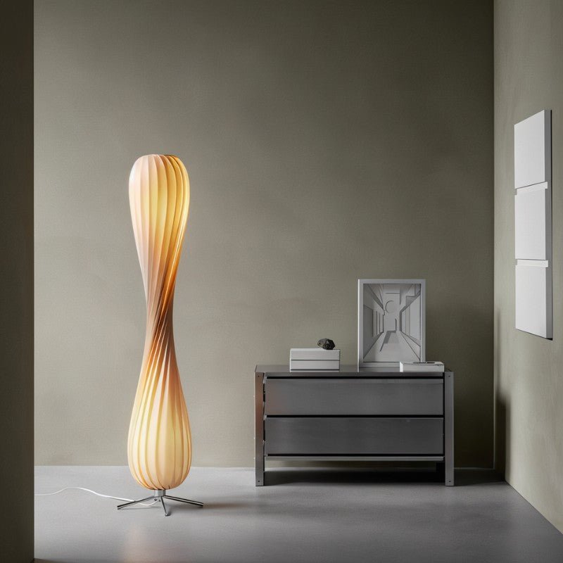 Lumina Twist Floor Lamp With Soothing LED Light For Living Rooms And Bedroom