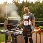 Funny Oktoberfest Kitchen Apron With Humorous Design For Festive Vibes
