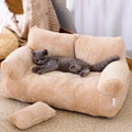 Cozy Calming Sofa Bed With Raised Rim For Cats And Dogs