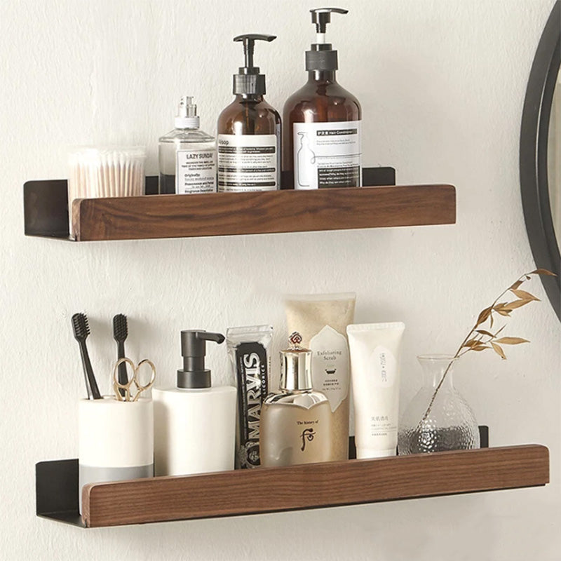 AerisZen Slim Wall Shelves For Minimalist Bathroom Organization