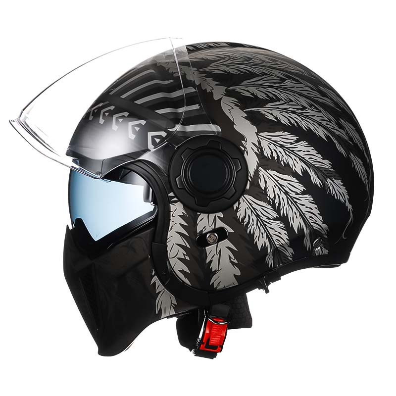 AstraGuard Modular Helmet With Dual Visor And DOT ECE Certification