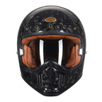 Casco Integrale in Fibra di Carbonio per Motociclisti, Omologato DOT ed ECE