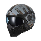 AstraGuard Modular Helmet With Dual Visor And DOT ECE Certification