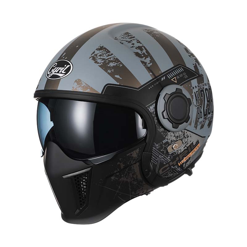 AstraGuard Modular Helmet With Dual Visor And DOT ECE Certification