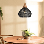 Asterra håndvævet rattan loftspendel til boho-dekoration