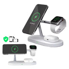 QuattroCharge All In One MagSafe Wireless Charger For iPhone, Apple Watch And Buds