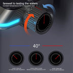 Douche thermostatique numérique Aurell avec unité d'affichage