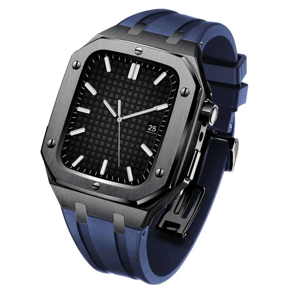 Kirello09 AP9009 Apple Watch Accessory With Silicone Band And 316L Stainless Case